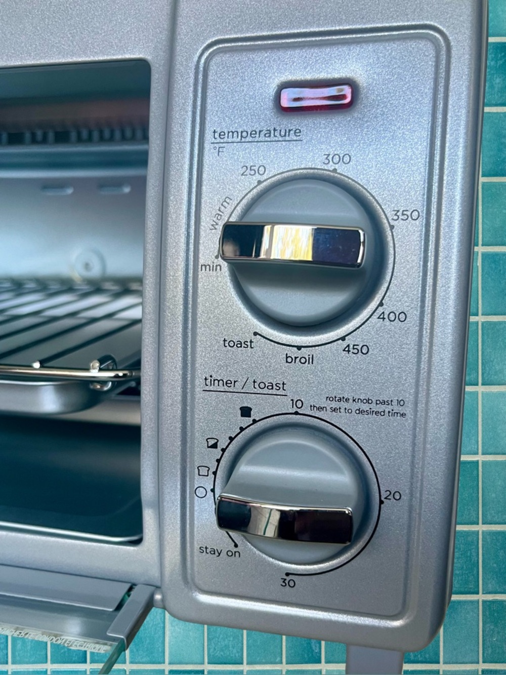 NEW BLACK+DECKER 4 Slice Toaster Oven Stainless Steel TO1701SG - Picture 5 of 15